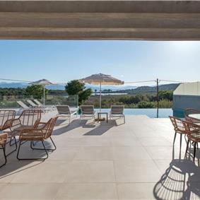 3 bedroom villa with pool & seaview, near Acharavi, sleeps 6